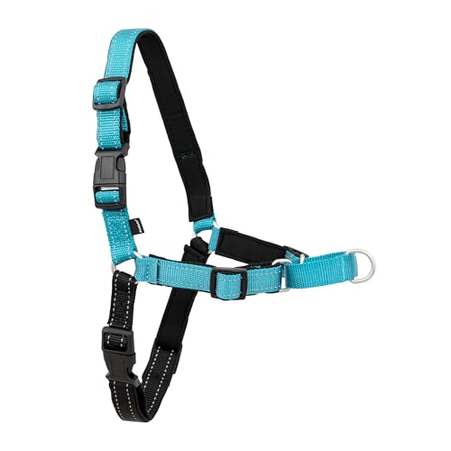 PetSafe Easy Walk Deluxe Dog Harness, No Pull Dog Harness – Perfect for Leash & Harness Training – Stops Pets from Pulling and Choking on Walks – Medium, Ocean - color: Ocean, size: Medium (Pack of 1)