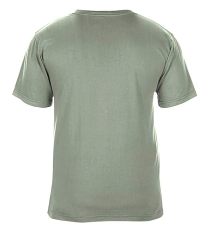 SEA DOG Classic Original Pocket Print Graphic T-Shirt, 100% Ringspun Cotton, Relaxed Fit, Printed in USA - color: Bay Green, size: Medium