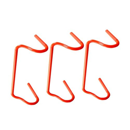 3pcs Adjustable PVC Agility Hurdles Set Portable Speed Training Equipment for Soccer Basketball Football Versatile Running Practice and Dog Fitness Drills