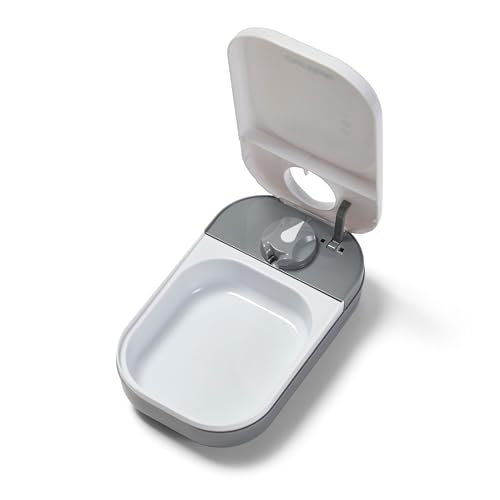 Cat Mate C100 Single Meal Automatic Timer-Controlled Pet Feeder - Suitable for Cats and Small Dogs, for Wet or Dry Food, up to 0.88 lb Capacity, White