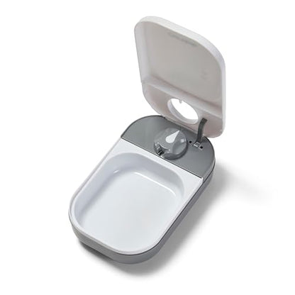 Cat Mate C100 Single Meal Automatic Timer-Controlled Pet Feeder - Suitable for Cats and Small Dogs, for Wet or Dry Food, up to 0.88 lb Capacity, White