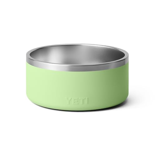 YETI Boomer 8, Stainless Steel, Non-Slip Dog Bowl, Holds 64 Ounces - color: Key Lime