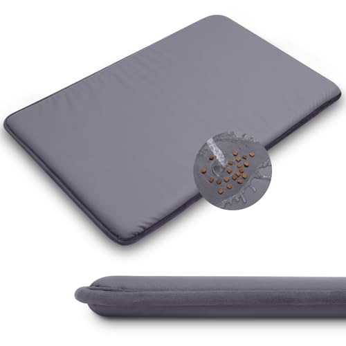 Outdoor Waterproof Dog Crate Pad, Medium Crate Mat Bed, Wipeable Kennel Mat Beds Dog Sleeping for Small Medium Pets, Waterproof, Wipeable, Anti-Slip, Kennel Pads 29 x 18 Inch, Dark Grey - color: Dark Grey, size: 29"L x 18"W x 1.2"Th