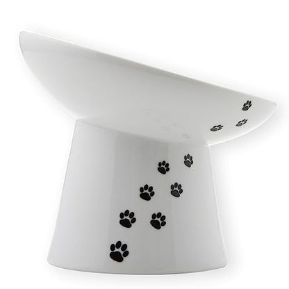 Necoichi Raised Dog Food Bowl, Elevated, for Dogs and Cats, Pets Feeding Feeder Non-Slip for Small Dogs Dishwasher and Microwave Safe, No.1 Seller in Japan! (Dog, Extra Wide Tilted) - size: Extra Wide (Pack of 1)