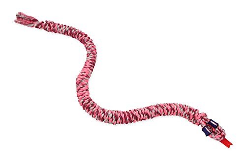 Mammoth Pet Products 26-Inch Snakebiter Rope Tug, Small, Assorted,MultiColored,53060F - size: Small 26"