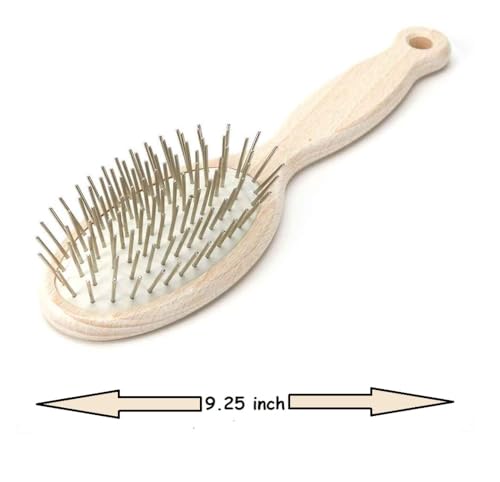 Dog and Cat Professional Oval Grooming Pin Brushes Choose Size Style and Type All Have Ergonomic Handles (Groomers Set - All 6 Brushes) - size: Groomers Set - All 6 Brushes