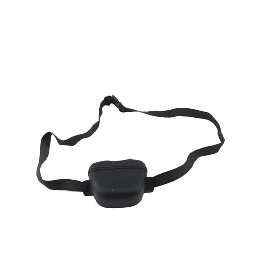YUYTE Silicone Dog Pouch, Silicone Dog Pouch with Waist Belt - Portable Pet Training Bag with Magnetic Closure for Convenient Walks and Training (Black) - color: Black