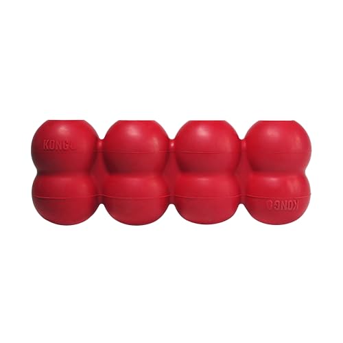 KONG Goodie Ribbon - Stuffable Natural Rubber Dog Toy - with Four Fillable Goodie Grippers for Enrichment Play - Bone-Shaped Chew Toy - for Large Dogs - size: Large (Pack of 1)