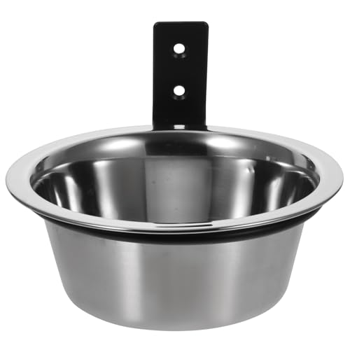 Yardwe Elevated Dog Bowl and Water Bowl Set Wall-Mounted 6-inch Convenient Feeding Station for Large Dogs and Puppies