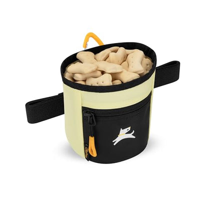 OllyDog, Goodie Treat Bag, Dog Treat Training Pouch | Magnetic Closure | 3 Ways to Wear | Hands-Free Waist Belt | Water-Resistant Recycled Vegan Fabric (Sol) - color: Sol