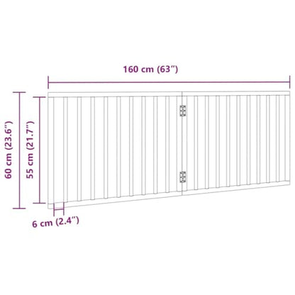 Set of 2 Dog Gate for Doorways and Stairs, 63 in Wide Freestanding Pet Gate, Adjustable Foldable Safety Barrier for Dogs, Solid Poplar Wood Indoor Fence, White
