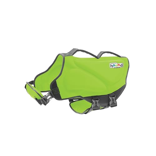 Outward Hound Dawson Swim Dog Life Jacket, Green, Large - color: Green, size: Large (Chest Girth: 28"-32")
