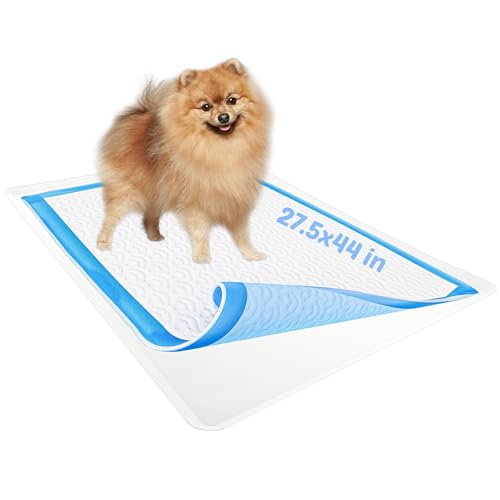 TidyFriend Reusable Silicone Dog Training Tray for 27.5” x 44” Pads, Washable Puppy Potty Station, No-Spill Heavy Duty Pee Pad Holder for Dogs - Easy to Clean & Travel Friendly (White) - color: White