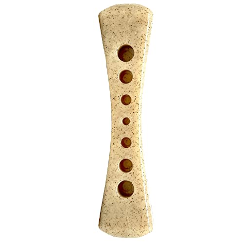 SodaPup Mod Bone – Durable Dog Chew Toy and Treat Dispenser Made in USA from Non-Toxic, Pet Safe, Food Safe Nylon Material for Mental Stimulation, Clean Teeth, Fresh Breath, Problem Chewing, & More - color: Brown Nylon Mod Bone