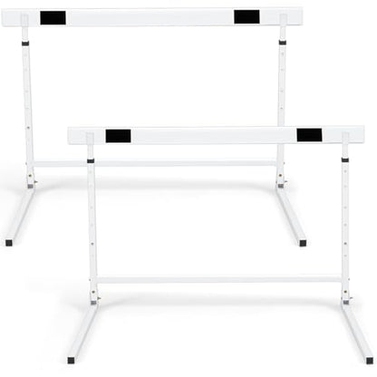 Seenelling Adjustable Height Hurdles from 27 to 42 Inch Foldable Track and Field Equipment Jumping Speed and Agility Training Hurdle for Track Soccer Athletic Basketball Courses Drills