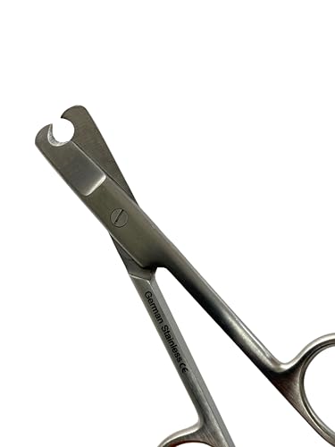 Dog and Cat Nail Cutters Scissors Style German Stainless Steel - For Small Animals, Cats, Dogs, Birds - Grooming Essentials (4.5") - size: 4.5"