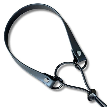 Waterproof E-Collar Replacement Strap Dog Collar for Invisible Fence/ecollar - Easy On Bungee (3/4" Wide, Black) - color: Black, size: 3/4" Wide