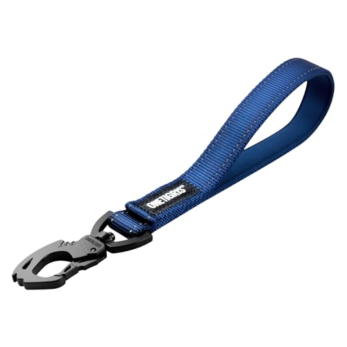 OneTigris Bolt Short Traffic Dog Leash for Small Medium Large Dogs (Blue, S) - color: Blue, size: S