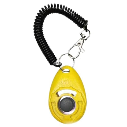 1-Pack Pet Clicker for Dogs – Easy-to-Use Training Clicker with Wrist Strap – Perfect for Puppy Potty Training, Bark Control & Sit/Stay Commands – Effective Positive Reinforcement Tool (black) - color: black
