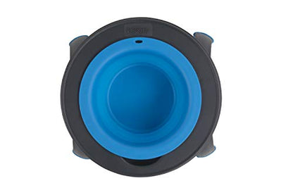 Dexas Pets Single Elevated Pet Feeder/Pet Bowl, I.5 Cup Capacity, Pro Blue, Small - color: Pro Blue, size: Small/1.5 Cup Capacity