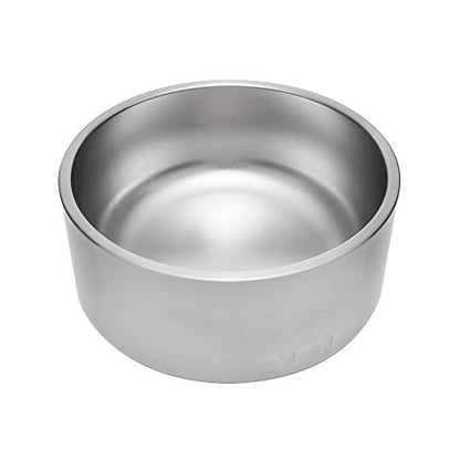 YETI Boomer 8, Stainless Steel, Non-Slip Dog Bowl, Holds 64 Ounces - color: Stainless