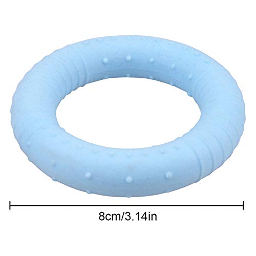 Dog Chewing Ring Toy, Bite Proof TPR Puppy Chew Toy, Creative Teething Ring for Dogs, Funny Interactive Pet Training Toy, 3.15 in Diameter