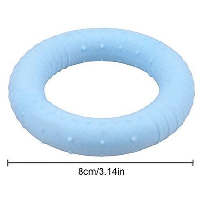 Dog Chewing Ring Toy, Bite Proof TPR Puppy Chew Toy, Creative Teething Ring for Dogs, Funny Interactive Pet Training Toy, 3.15 in Diameter
