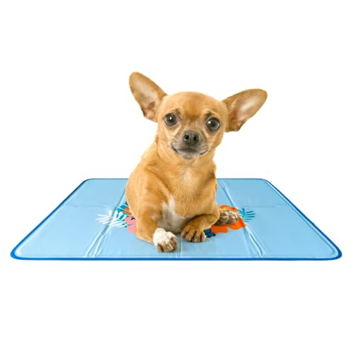 The Green Pet Shop Cool Pet Pad - Extra Small, Disney’s Stitch - Self-Cooling, Pressure Activated Mat for Dogs & Cats from 0-8 lbs - Non-Toxic Gel, No Water Needed - color: Stitch, size: X-Small