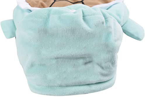 Dog Cat Halloween Costumes - Pet Turtle Cosplay Clothes, Adorable Flannel Tortoise Puppy Pajama Outfit, Soft Velvet Christmas Doggie Hoodies, Funny Fleece Sweater for Small Medium Large Dogs, XX-Small - size: XX-Small