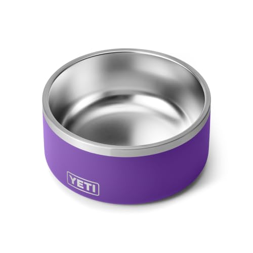 YETI Boomer 8, Stainless Steel, Non-Slip Dog Bowl, Holds 64 Ounces - color: Pace Purple