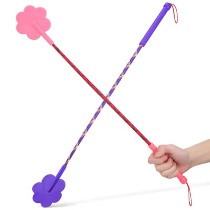 POPETPOP 2Pcs Pet Training Stick Rubber Dog Training Tool Cat Training Clicker Cute Paw Shape for Puppy and Cat Training Durable and Engaging Design