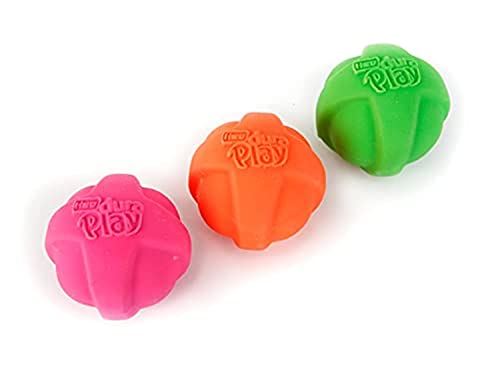 Hartz Dura Play Bacon Scented Squeak Ball Dog Toy for Small Breeds, 3 Pack - size: 3 Count, style: Small Ball