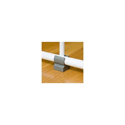 Carlson 18-30.75" Mini Expandable Dog Gate with Small Pet Door, Pressure Mounted Metal Indoor Pet Gate for Doorways & Bottom of Stairs, Cat Gate, White - size: 18" Tall, 18-31" Wide