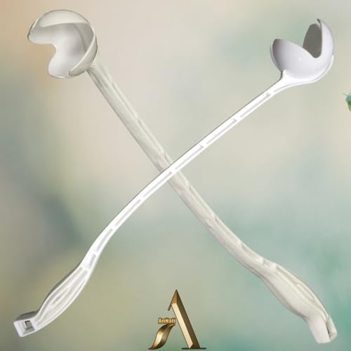AnNafi Speed Arm Cricket Practice Launcher & Ball Pickup | Dog Thrower | Fetch & Fold Set | Cricket Equipment (With Tennis Ball, White) - color: White, size: With Tennis Ball