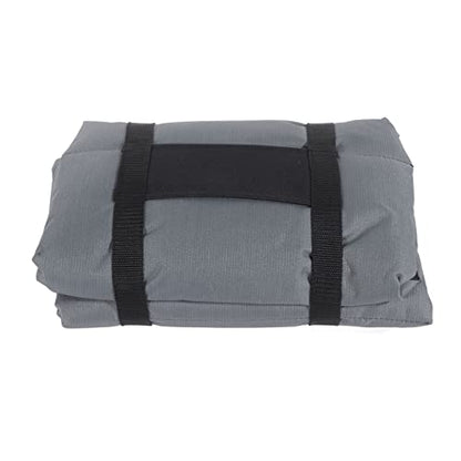 Portable Pet Mat Foldable Rollup Pet Camping Bed Outdoor Travel Gray 600D Oxford Cloth 41.73x24.80in
