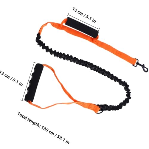 jojofuny Heavy Duty Pet Rope Dog Leash with Reflective Stitching Padded Handles for Large and Medium Dogs Metal Clip for Training and Safe Walking Control
