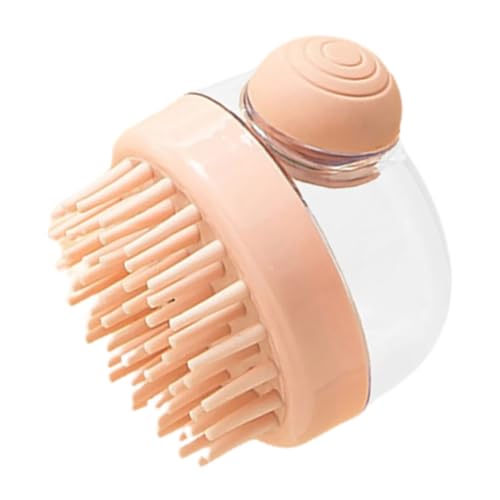 balacoo Pet Bath Brush Shampoo Dispenser Multi-functional Massage Tool for Dogs and Cats Ergonomic Silicone Scrubber for Easy Bathing and Grooming for Puppy and Kitten Care