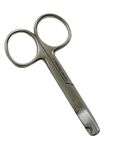 Dog and Cat Nail Cutters Scissors Style German Stainless Steel - For Small Animals, Cats, Dogs, Birds - Grooming Essentials (3.5") - size: 3.5"