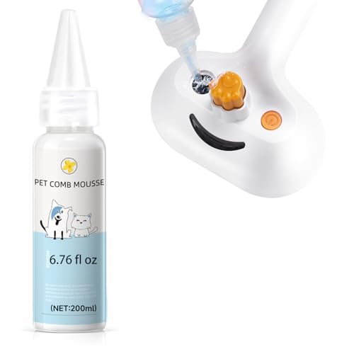 Pet Steam Brush for Dog & Cat – 3-in-1 Spray Hair Removal for Grooming, Softens Fur & Reduces Static 1*Shampoo(Steam Brush not Included) - size: 7.8″-200ML