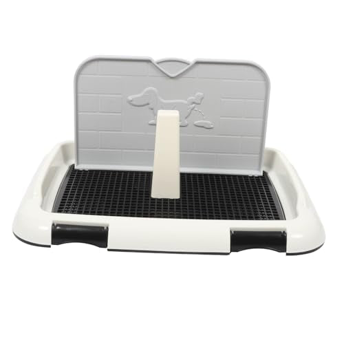 UPKOCH Dog Potty Tray Large Capacity Splashproof Dog Toilet for Indoor Use Durable Plastic Pee Tray Prevents Urine Spills and Mess