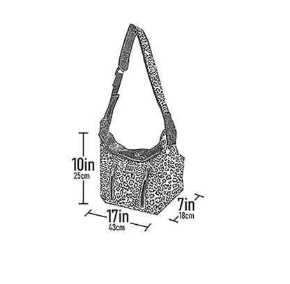 Pet Gear Carrier and Car Seat, Animal Print Sling | For Small Dogs & Cats - color: Animal Print Sling