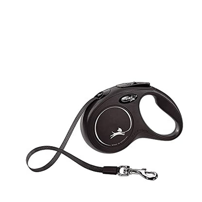 Flexi - New Classic Leash - Black - S - 16 ft - size: 5 meters