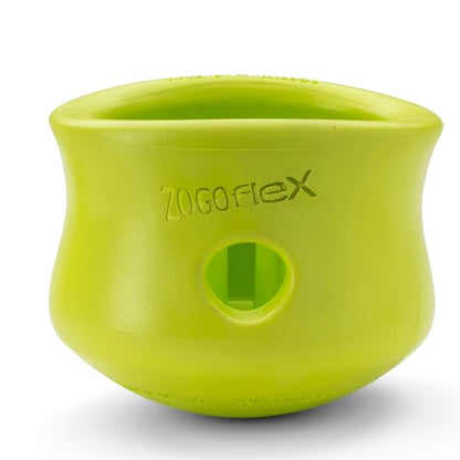 WEST PAW Zogoflex Toppl Interactive Treat Dispensing Puzzle Dog Toy for Mental Stimulation & Enrichment-Holds Kibble & Treats-Lickable, Freezable & Dishwasher Safe-Made in USA-XL-Granny Smith Green - color: Granny Smith, size: X-Large