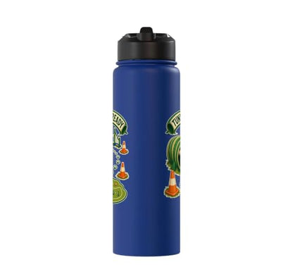 TUNNEL RUN READY Dog Agility Cones Stainless Steel Insulated Water Bottle - color: Royal Blue