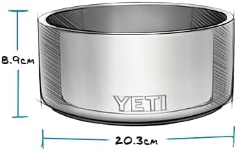 YETI Boomer 8, Stainless Steel, Non-Slip Dog Bowl, Holds 64 Ounces - color: Highlands Olive