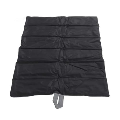 Portable Pet Mat, Foldable Roll-Up Pet Camping Bed, Easy to Clean and Store, Ideal for Outdoor Travel, Made of Sturdy 600D Oxford Cloth, Gray