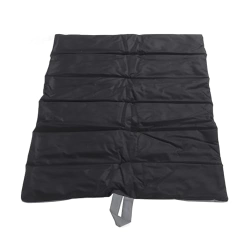 Portable Pet Mat, Foldable Roll-Up Pet Camping Bed, Easy to Clean and Store, Ideal for Outdoor Travel, Made of Sturdy 600D Oxford Cloth, Gray