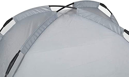 PawfectPals Portable Cooling Waterproof Elevated Heavy Duty Camping Pet Bed and Cot with Detachable Shade for Indoor and Outdoor use (Med) - size: Medium