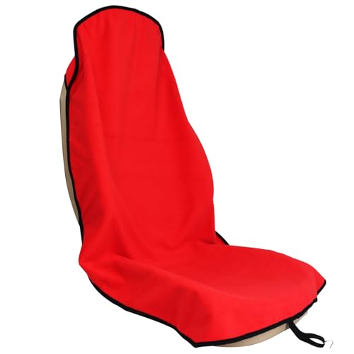 Car Seat Cover Protector Front Seats,for Gym Workout,Running,Swimming,Beach and Hiking,Waterproof Sweat Towel Bucket Seat Covers for Cars SUV Trucks (Red, 1Pcs) - color: Red, size: 1Pcs Front Seat Towel