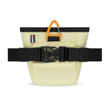 OllyDog, Goodie Treat Bag, Dog Treat Training Pouch | Magnetic Closure | 3 Ways to Wear | Hands-Free Waist Belt | Water-Resistant Recycled Vegan Fabric (Sol) - color: Sol